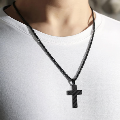Flag Cross Necklace