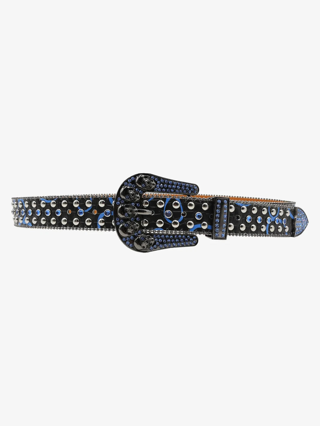 Croc Crystal Skull Belt