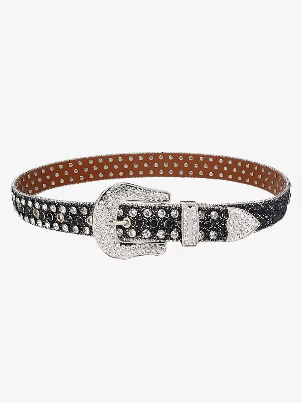 Studded Rhinestone Hip-Hop Belt