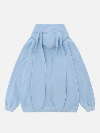 Niceprimes  Rabbit Ears Solid Hoodie