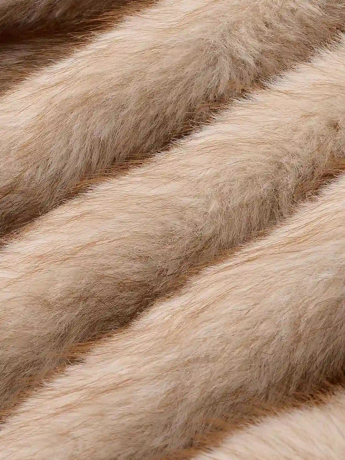 Studded Hooded Faux-Fur Collar Jacket