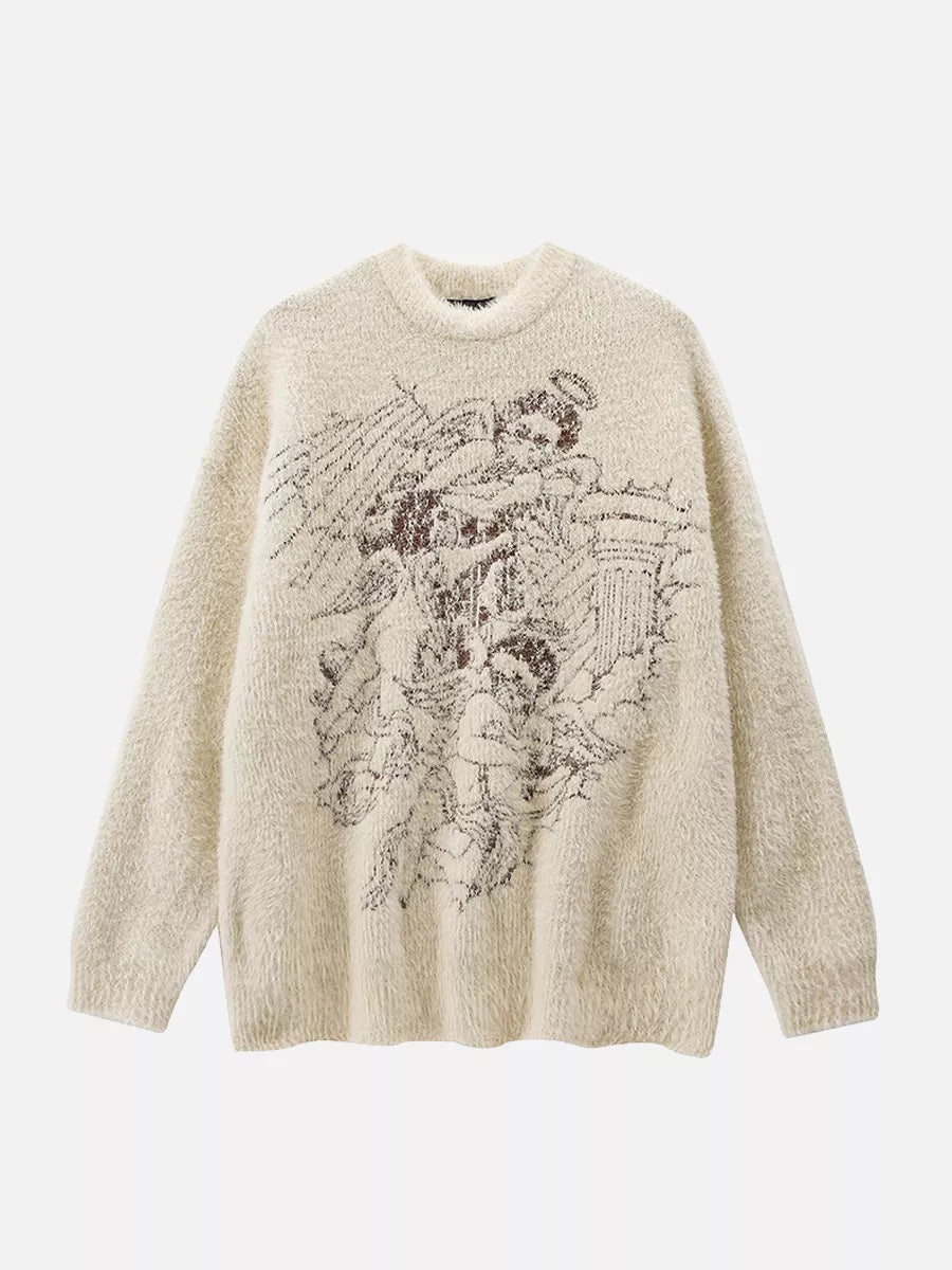 Niceprimes Angel Plush Knit Sweater