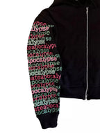 Studded Zip-Up Streetwear Hoodie