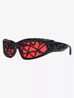 Futuristic Wavy Frame Sunglasses