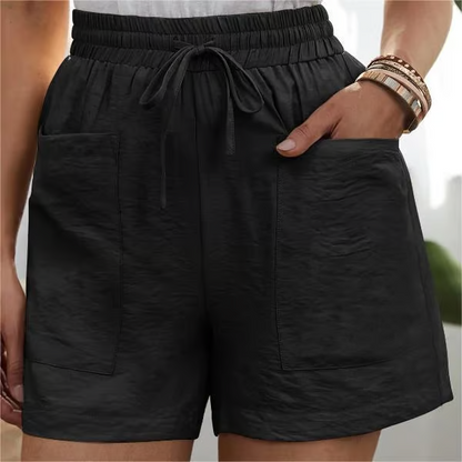 🔥Buy any 2 Get 10% off🔥Solid Two Pockets Loose Casual Short Pants