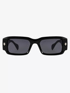 Gold Arrow Studded Square UV-Protection Sunglasses