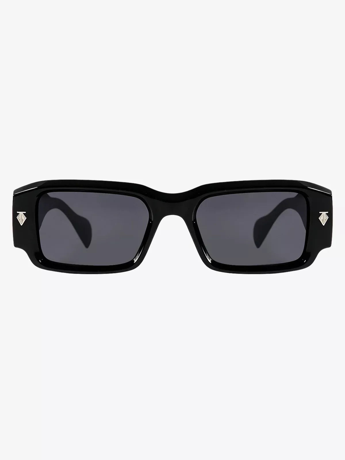 Gold Arrow Studded Square UV-Protection Sunglasses