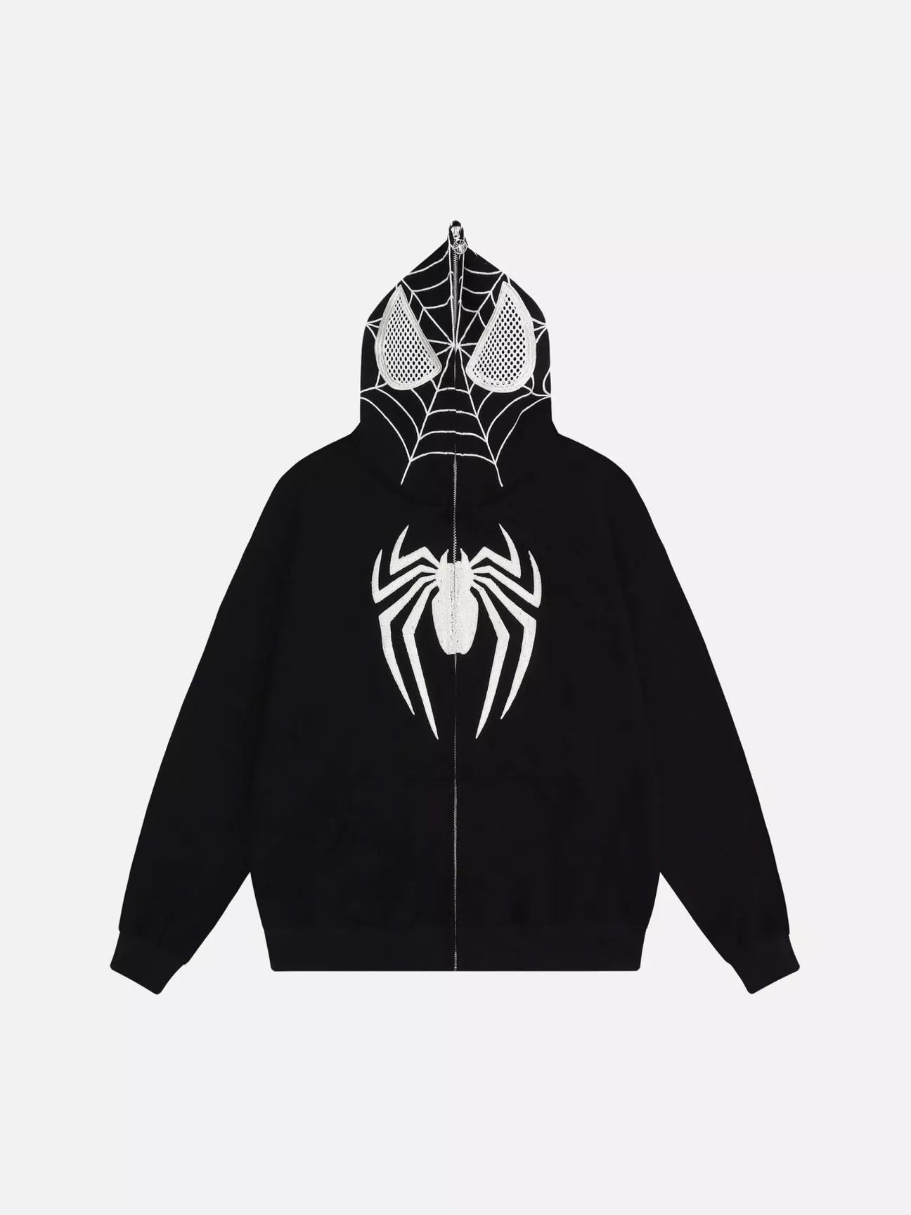 Niceprimes  Spiderman Printed Hoodie with Zipper Closure