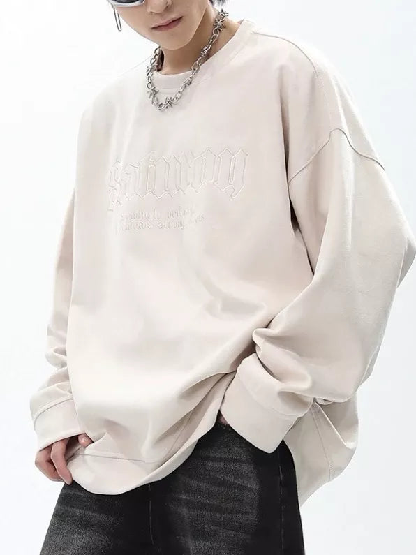 Niceprimes Embroidered Pullover Sweatshirt