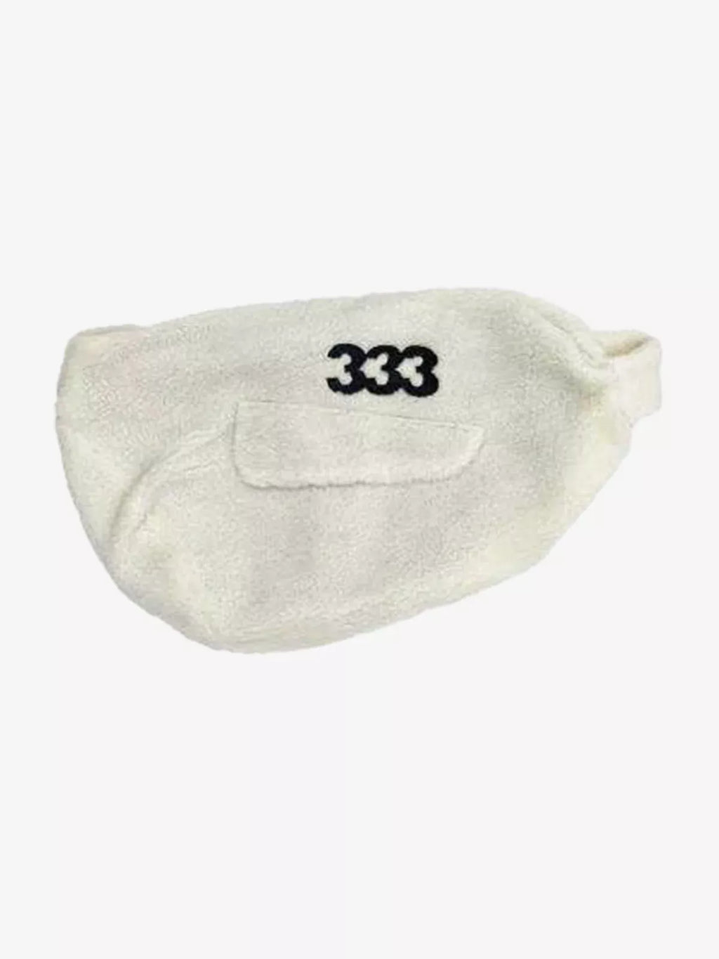 333 Embroidered Fleece Multi-Pocket Hobo Bag
