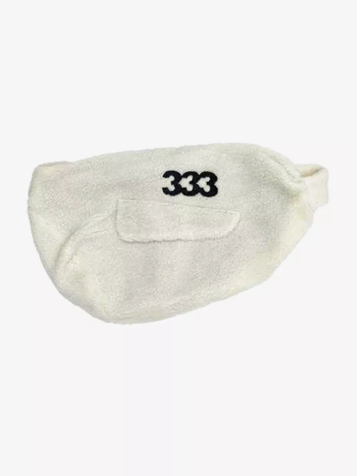 333 Embroidered Fleece Multi-Pocket Hobo Bag
