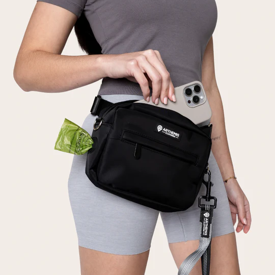 Running Hands Free Waist Bag Dog Leash