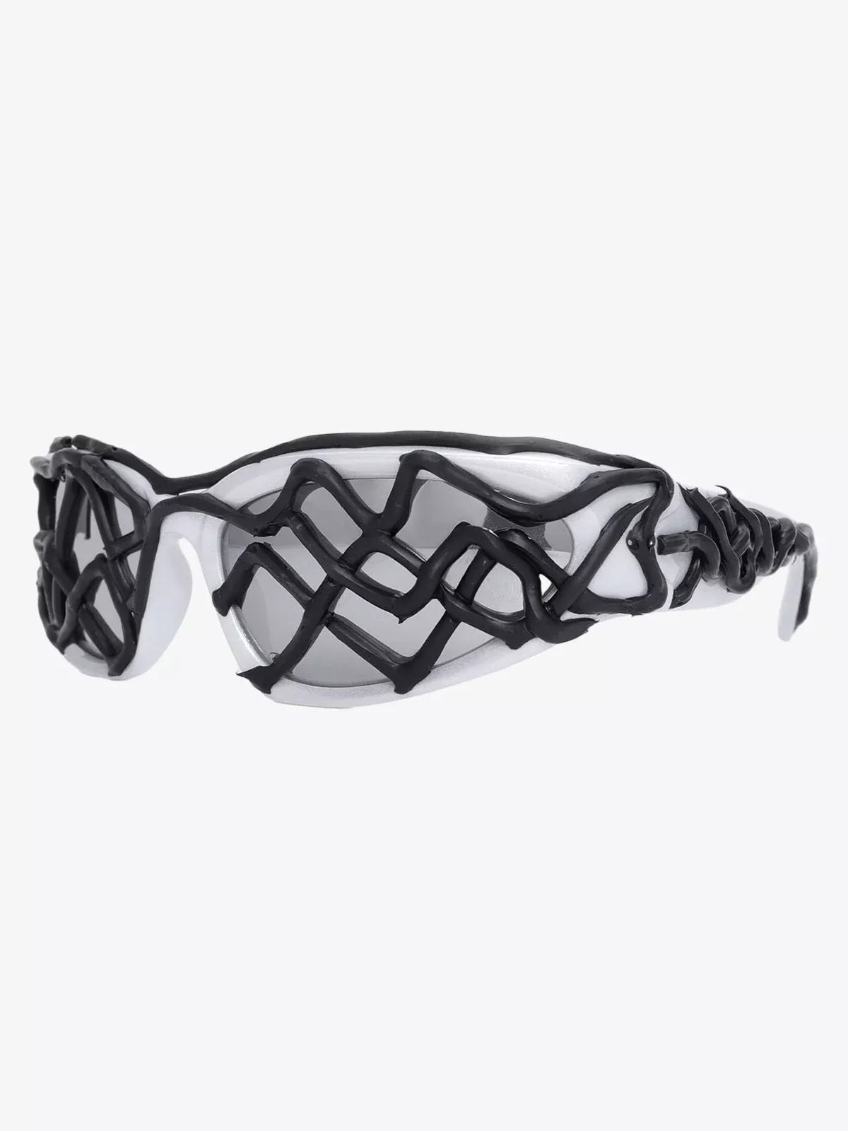 Futuristic Wavy Frame Sunglasses