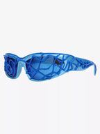 Futuristic Wavy Frame Sunglasses