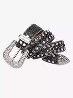 Studded Rhinestone Hip-Hop Belt