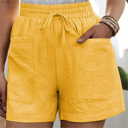 🔥Buy any 2 Get 10% off🔥Solid Two Pockets Loose Casual Short Pants
