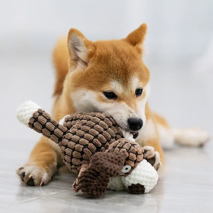 SQUEAKY TEETHING PLUSH TOY FOR LOVELY PETS