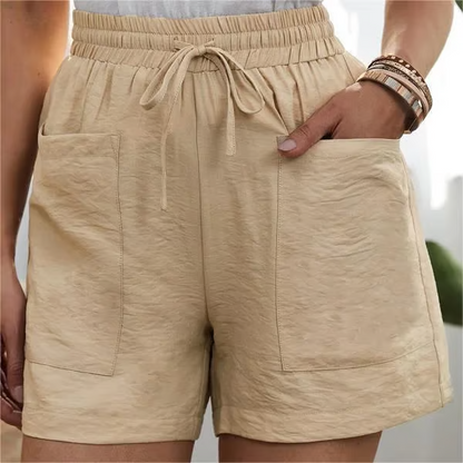 🔥Buy any 2 Get 10% off🔥Solid Two Pockets Loose Casual Short Pants