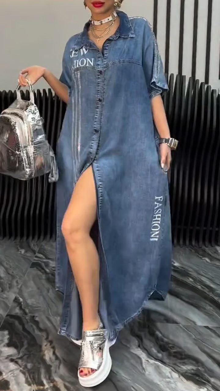 Women's Denim Comfortable and Fashionable Dress