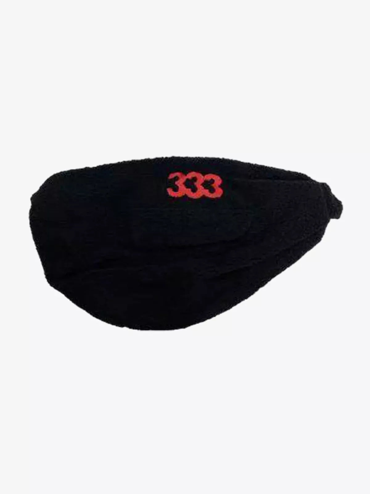 333 Embroidered Fleece Multi-Pocket Hobo Bag
