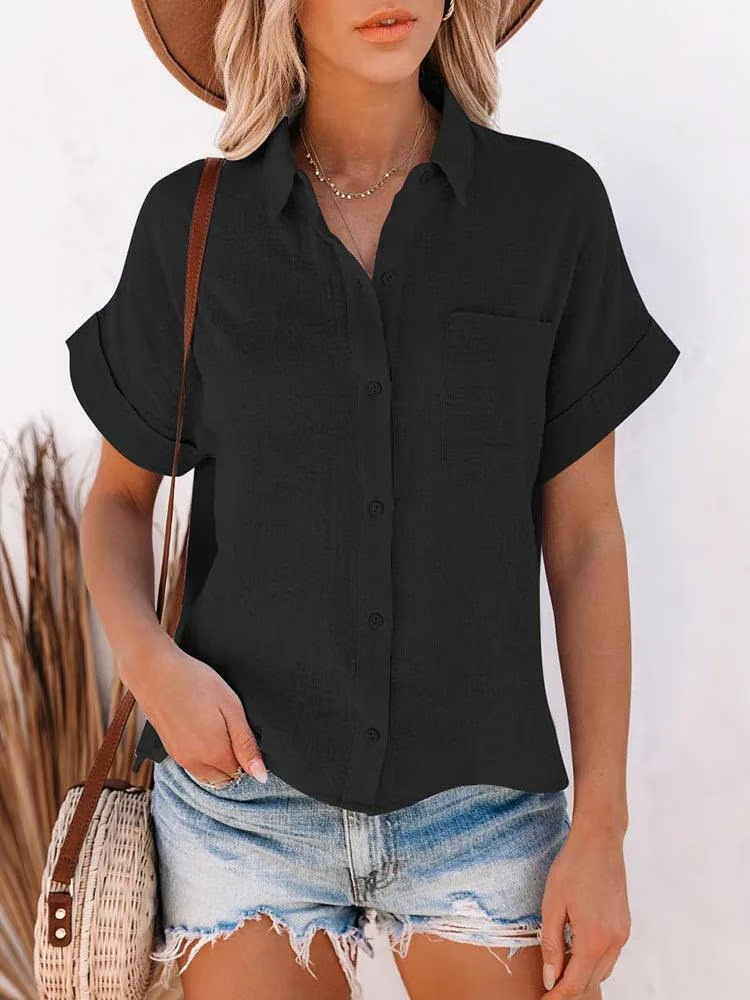 🔥Early Summer Sale🔥 Women's Cotton Linen Summer Breathable Casual Shirt