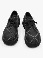 Niceprimes Ripped Chunky Platform Derby Shoes
