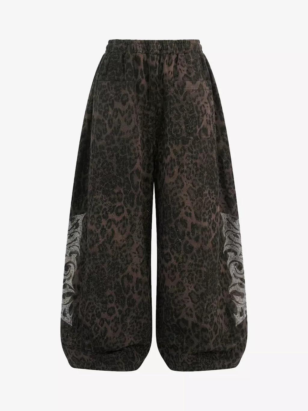 Relaxed Leopard Camouflage Pants