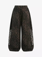 Relaxed Leopard Camouflage Pants