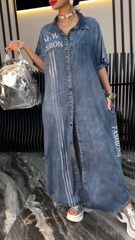 Women's Denim Comfortable and Fashionable Dress