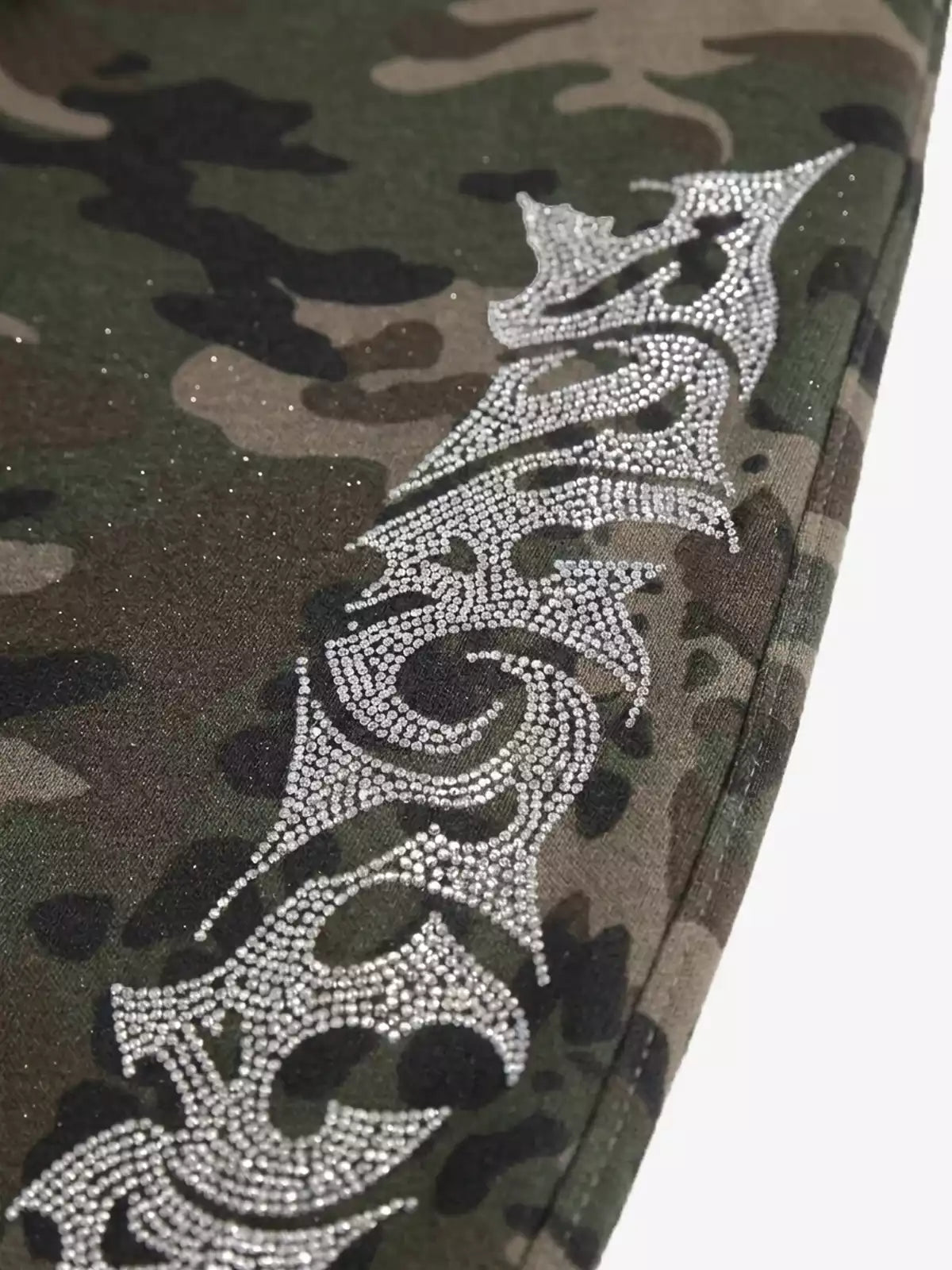 Relaxed Leopard Camouflage Pants