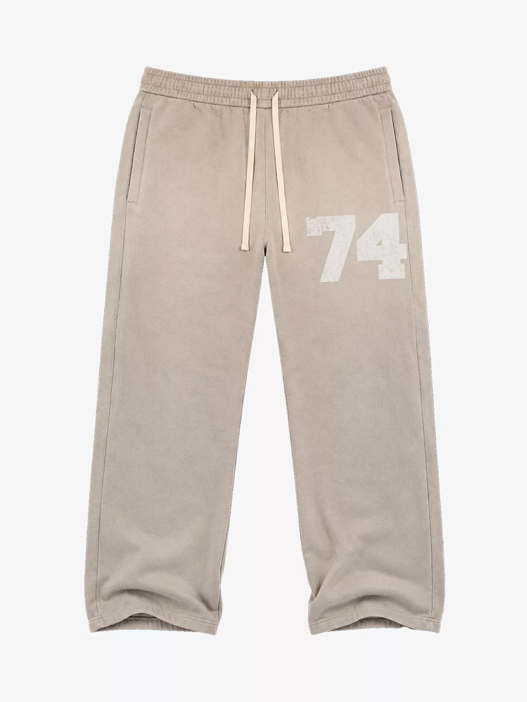 Washed Ombré Number Graphic Sweatpants