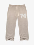 Washed Ombré Number Graphic Sweatpants