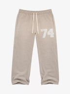 Washed Ombré Number Graphic Sweatpants