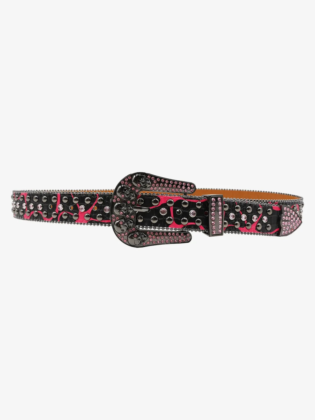 Croc Crystal Skull Belt