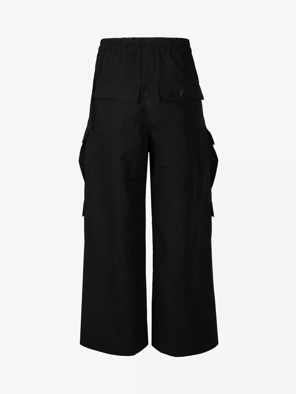 Multi-Pocket Baggy Flare Pants