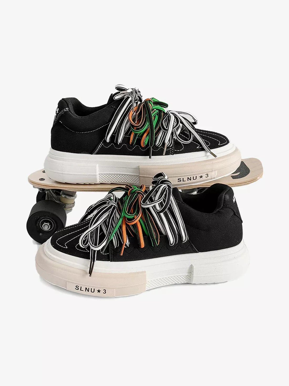 Niceprimes Rope Lace Graphic Streetwear Sneakers