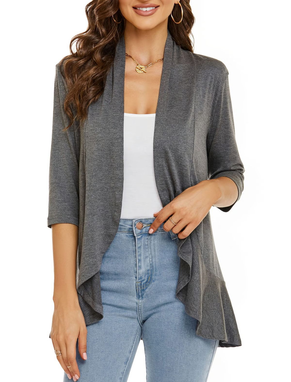 ✨Women's Casual Lightweight Open Front Cardigans
