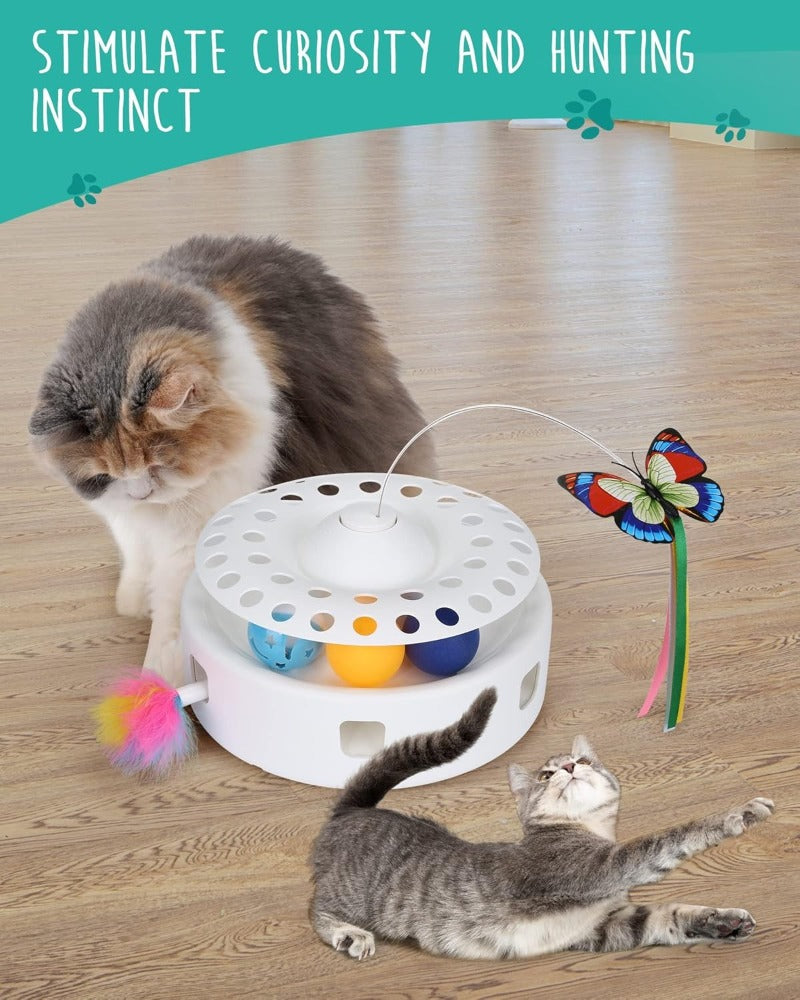 Interactive 3-in-1 Cat Activity Toy