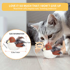 🔥Interactive chirping bird cat toy 😸