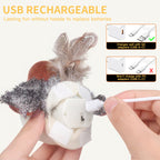 🔥Interactive chirping bird cat toy 😸