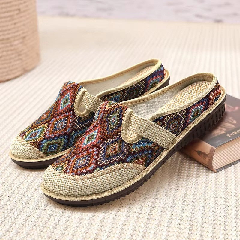 🔥Buy any 2 Get 10% off🔥Soft Sole Embroidered Summer Slip