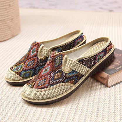 🔥Buy any 2 Get 10% off🔥Soft Sole Embroidered Summer Slip