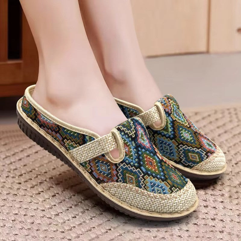 🔥Buy any 2 Get 10% off🔥Soft Sole Embroidered Summer Slip