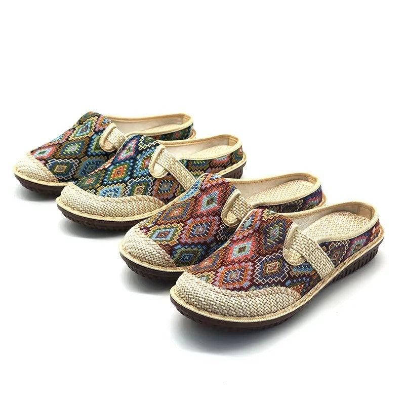 🔥Buy any 2 Get 10% off🔥Soft Sole Embroidered Summer Slip