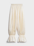 THEIVORY SATIN LACE HAREM SET