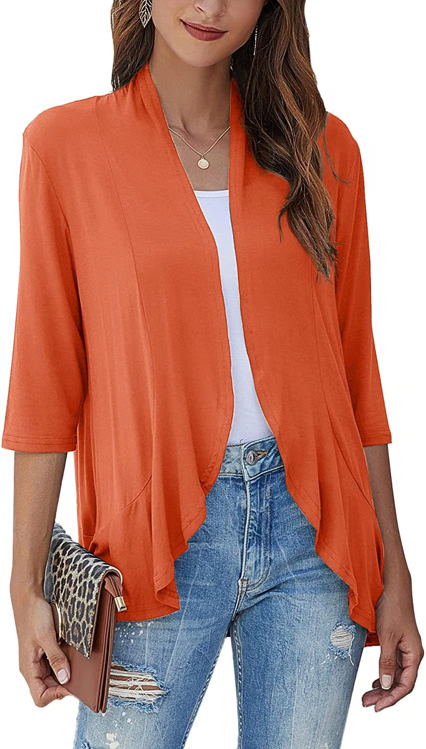✨Women's Casual Lightweight Open Front Cardigans