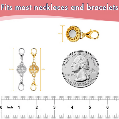 🏆Flash Sale⚡ 50K+ SOLD! Almost Gone-💥Magnetic Necklace Clasps and Closures