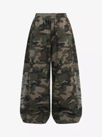 Relaxed Leopard Camouflage Pants