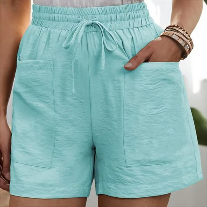 🔥Buy any 2 Get 10% off🔥Solid Two Pockets Loose Casual Short Pants