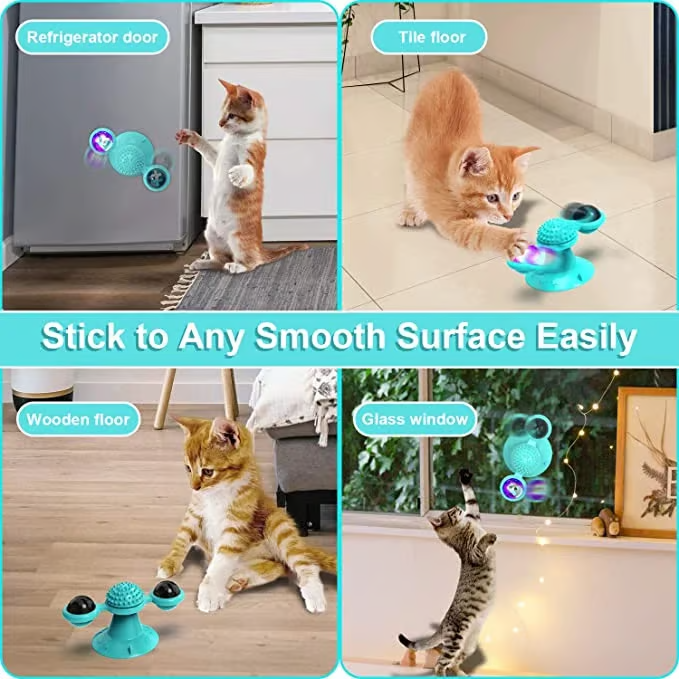 🔥BIG SALE - 49% OFF🔥🔥 Interactive Windmill Cat Toys with Catnip